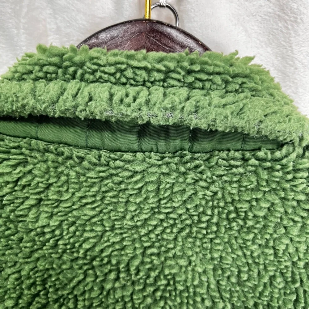 Patagonia Jacket Women S Forest Green Retro X Sherpa Deep Pile Fleece Full Zip
